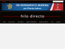 Tablet Screenshot of hilodirecto.com.mx